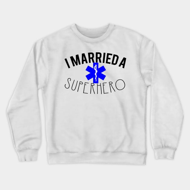 EMS superhero Crewneck Sweatshirt by B3pOh